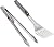 Grill Light Grilling Essential Combo Gift Set: LED Light Spatula, Tongs & Bonus GrillMat - Personalized, Engraved