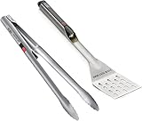 Grill Light Grilling Essential Combo Gift Set: LED Light Spatula, Tongs & Bonus GrillMat - Personalized, Engraved