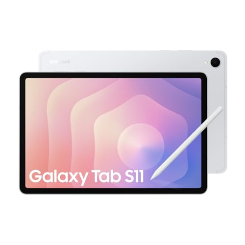 Samsung Galaxy Tab S11, Ai Tablet, Wi-Fi, Lightweight Design, Multi-Modal Ai Tools, Dex Connect, 256GB Storage, 12GB Memory, Long Battery Life, Silver, 3 Year Extended Warranty (Uk Version)