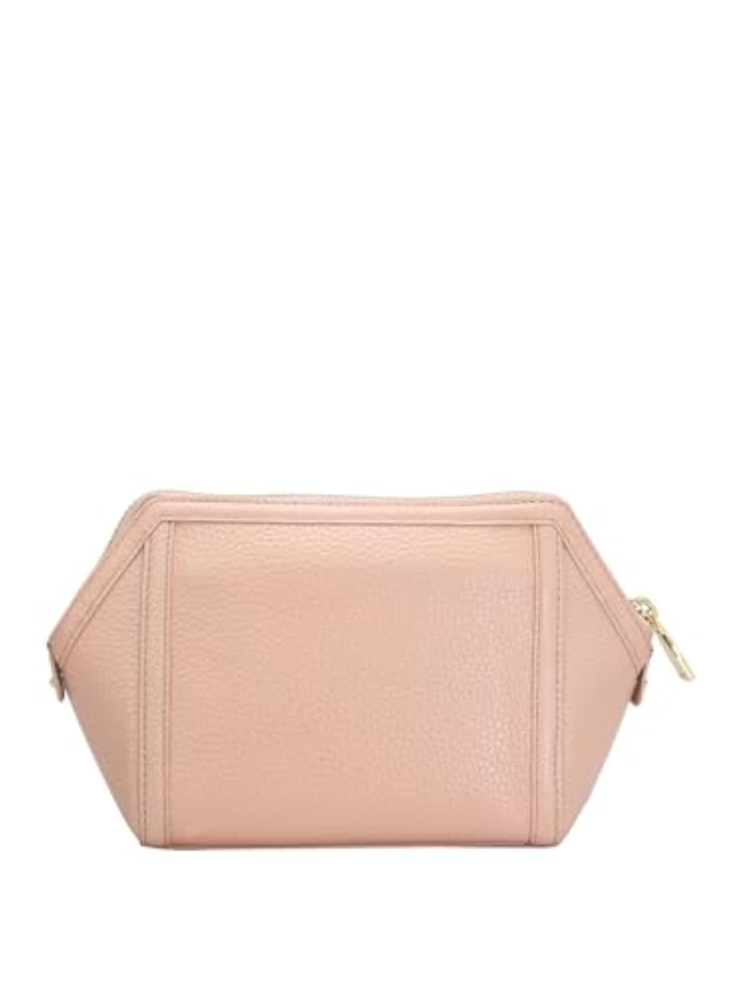 Genuine Leather Pink Vanity Pouch, Elegant Gift
