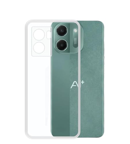Image of COVERBLACK Soft Rubber Silicon Clear Case Back Cover Compatible for Ai+ Pulse 2 - Transparent