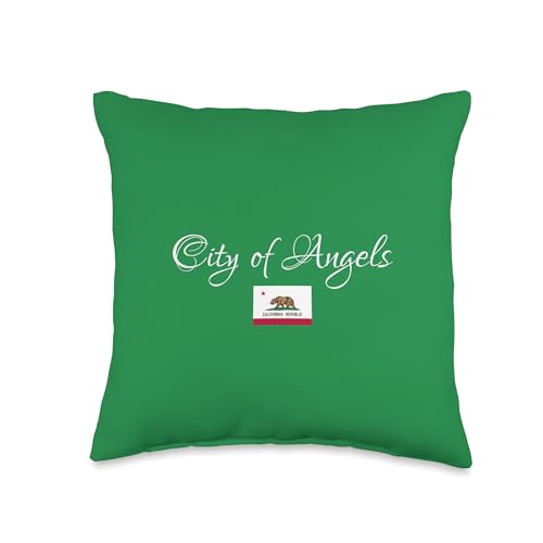 City of Angels, Los Angeles California Throw Pillow