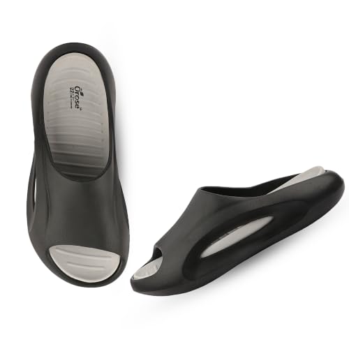 Image of Orose Men's and Boys' Lightweight EVA Slides | Soft Cushion Ergonomic Open Toe Slipper & Flip Flop with Anti-Skid Grip Sole for Indoor, Outdoor, Home & Daily Wear.