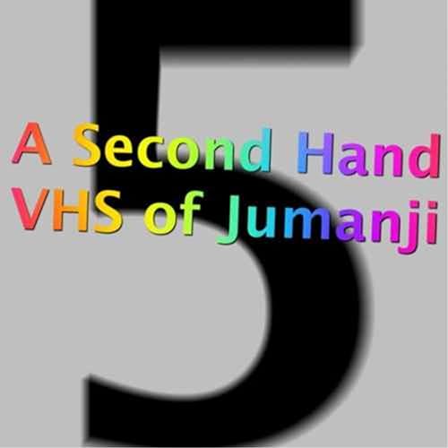 A Second Hand VHS of Jumanji cover art