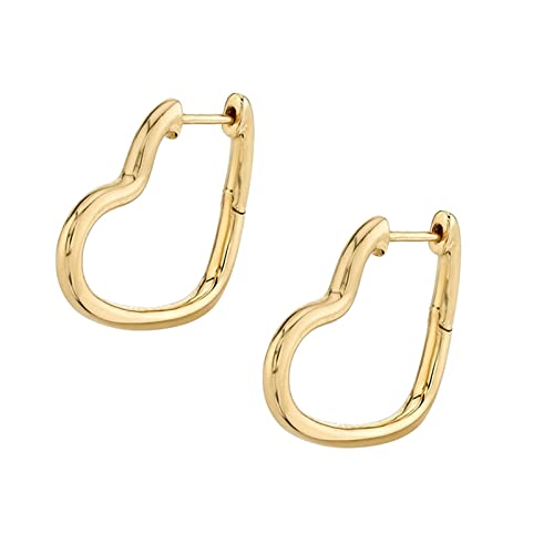 Boucles d'oreilles créoles en Argent 925 hypoallergénique poli Feng Shui pour cartilage