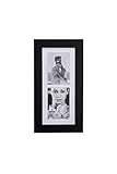 Malden 5x7 2-Opening Matted Collage Picture Frame - Displays Two 5x7 Pictures - Black