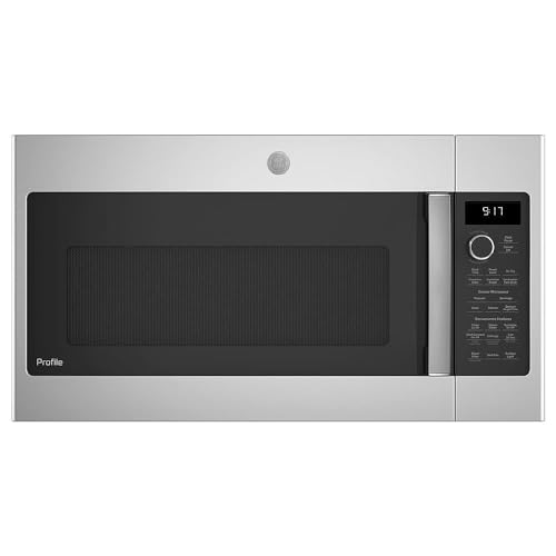 Image of GE Profile 1.7 cu. ft. Over The Range Microwave in Stainless Steel with Air Fry PVM9179SRSS
