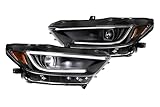 Morimoto XB LED Headlight Housing Upgrade, Fits 2015-2017 Ford Mustang / GT350, Plug and Play Replacement, DOT Approved LED Assembly with Switchback Sequential Turn Signals & UV Coated Lens (1x LF410)