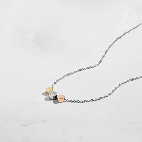 Fossil Women's Sterling Silver or Silver-Tone Stainless Steel Pendant Chain Necklace for Women2