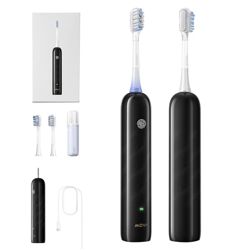 Brosse à dents électrique Mova Fresh SweepDrive™ contre la plaque dentaire et les gencives sensibles