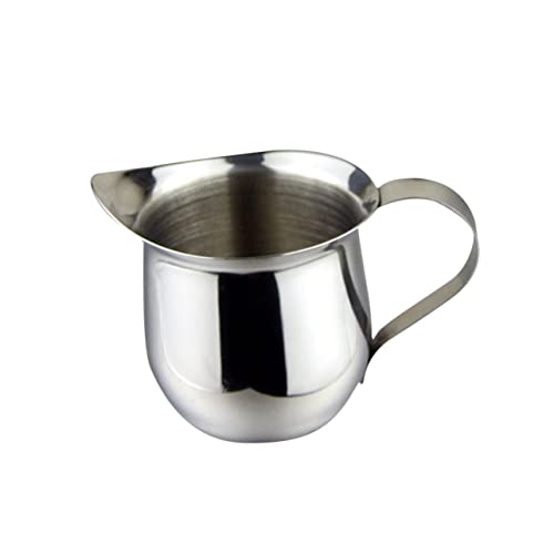 KICHOUSE 2 Piezas Vertedor De Leche Portafiltro De Café Pequeña Jarra De Café De Leche Maquina De Cafe Automatica Jarra De Leche Expreso Taza Humeante De Leche Tazas Medidoras