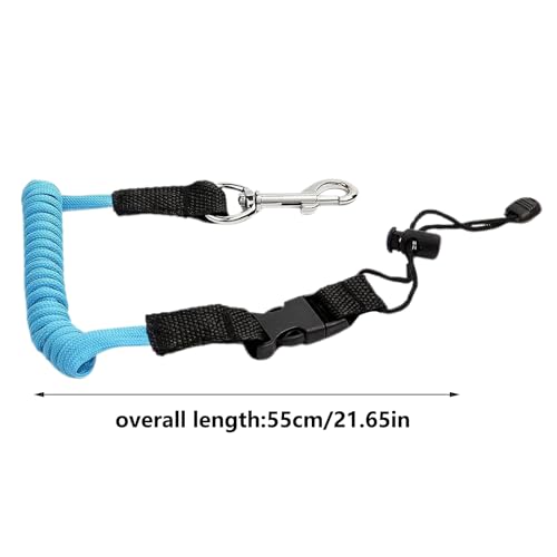 Correa de remo para kayak y canoa cuerda elástica de alta resistencia para pesca 5