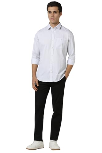 Image of Van Heusen Casual Printed Shirt for Men| Premium Cotton| Full Sleeves| Slim Fit |Breathable Fabric