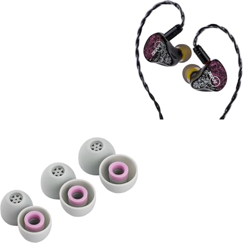 Image of Linsoul ZiiGaat Odyssey in-Ear Monitor, 1DD+3BA Hybrid IEM Earphone, Wired Gaming Earbuds, Kiwi Ears Flex Earbud Tips, Replacement Silicone IEM Tips