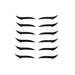 Pegatinas de Delineador de Ojos Reutilizables, 6 Pares de Pegatinas de Tatuaje de Delineador de Ojos Perezoso, Ojo de…