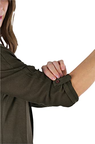 Image of ToBeInStyle Womens Open Front Casual Shrug Lightweight Layering Cardigan Sleeveless or Short Sleeve