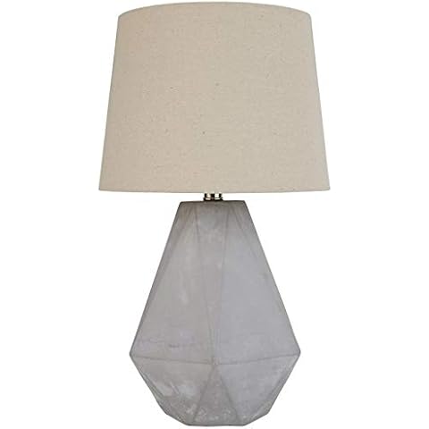 Amazon Brand - Rivet Concrete Bedside Table Lamp Cover