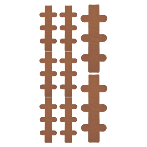 Bande de kinésiologie pour tendon d'Achille, bande de kinésiologie pour le sport, facile à appliquer, imperméable, 8 pièces, pour les muscles du tendon d'Achille