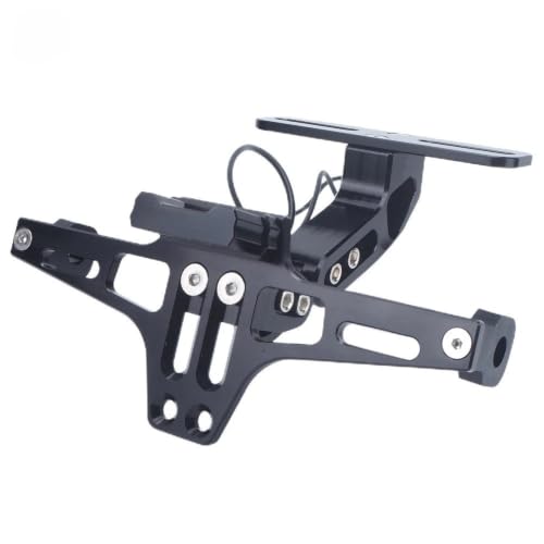 Support plaque d'immatriculation moto DRG 158 support retourné CNC LED