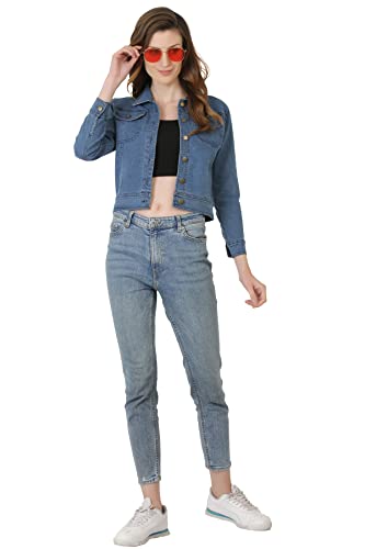 Image of Women's Denim Blue Jacket