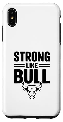Strong Like Bull ���`�x�[�V�����A�b�v �W�� �t�B�b�g�l�X ���[���A �X�}�z�P�[�X iPhone XS Max �p