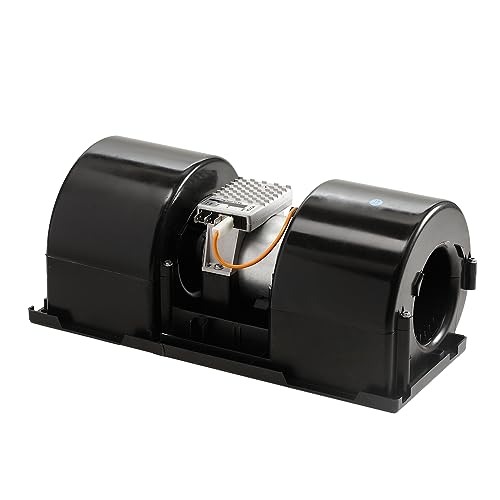 Image of 006A3922 HVAC Heater Blower Motor Compatible with Select Kenworth Assy for Dual Wheel 12 Volt Blower with 3 Speed Resistor 30000125 30002100