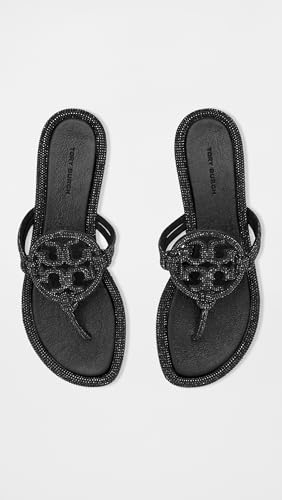 Image of Tory Burch Women's Miller Knotted Pave Sandals