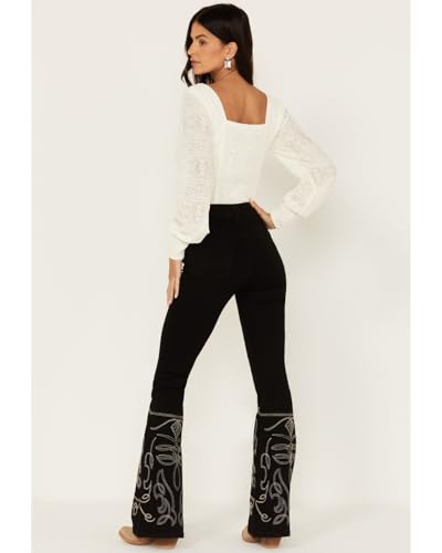 Idyllwind Women's Saddle Drive High Rise Bootcut Jeans - Iwho22j10-Blk3