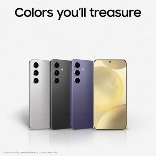 Samsung Galaxy S24, AI Android Smartphone, 8GB RAM, 256GB Storage, 50MP Camera, Long Battery Life, Onyx Black, 3 Year Manufacturer Extended Warranty (UK Version)