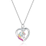 Seguridad para usar: El collar de material de alta calidad, libre de níquel y sin plomo, ligero y seguro de usar. El collar colgante ideal de la señora.