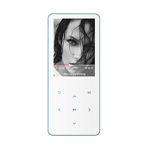 L&J Lettore MP3 Bluetooth da 8 GB, Schermo a