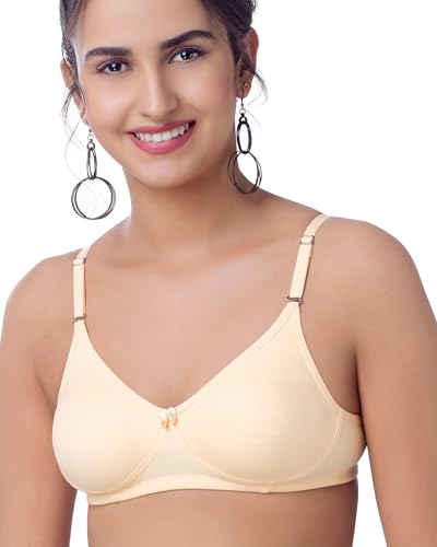 Image of Brida Breathable Cotton Non-Padded Transparent Bra - Comfortable, Stylish, and Lightweight Lingerie for Women - Monica