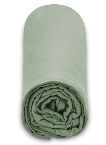 Image of Meiz Cooling Pregnancy Pillow Cover, Rayon Cover from Bamboo, U Shaped Pregnancy Pillowcase, Maternity Pillow Cover for 60 inch x 31 inch Pregnancy Pillows, Sage Green