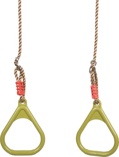 small foot Turnringe Himmelsstürmer, mit längenverstellbaren Kunststoffseilen, Indoor und Outdoor, bis max. 100 kg, für Kinder ab 3 Jahren, 12702