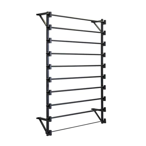 Support mural pour rouleaux de tissu pour organiser un atelier auto