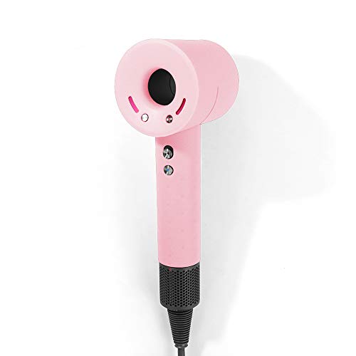 Silicone Case for Dyson Hair dryer washable Anti-Scratch Shockproof Dust proof travel protective Case Cover for Dyson Hair dryer Black pink red purple (pink)