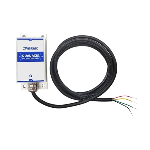 CHBMSS Dual Axis Inclinometer, 0-20mA Inclination Sensor 2 Axis Tilt Sensor Analog Current Output Clinometer