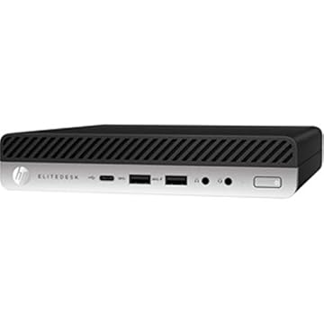 HP Mini PC EliteDesk 705 35W G4, AMD Ryzen 5 PRO, 8GB RAM, 256GB SSD, Windows 10 Pro, 4HX42UT