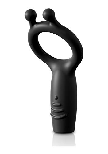 Anillo vibrador de silicona para noches románticas y juego íntimo