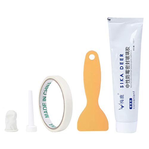 Fita de silicone Cabilock para vedação de calafetagem autoadesiva dobrável com borda multiusos para