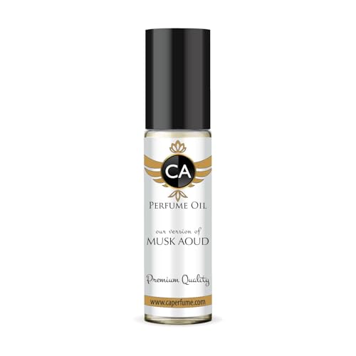 CA Perfume Impression of Musk Aoud Unisex Fragrance Oil Chypre Floral Scent Long Lasting Perfumes for Women &amp; Men Travel Size TSA Ready Mini Parfum Body Oil Roll-on 0.33 Fl Oz 10ml