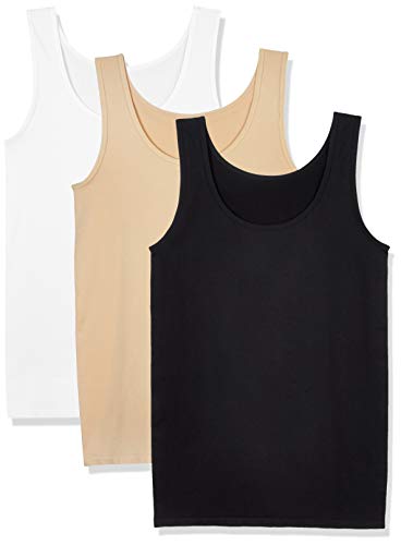 Image of Layla's Celebrity Women's Seamless Layering Tanks | Long length stays tucked, smooths bra lines, buttery soft stretch, no-dig wide straps, invisible under clothes, machine wash