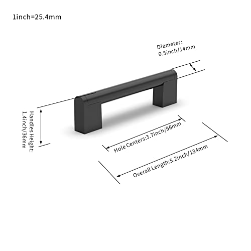 FURNIWARE 10 Pack Cabinet Pulls, Hardware Drawer Handles, Stainless Steel Kitchen Cabinet Door Handles Pull - Image 4