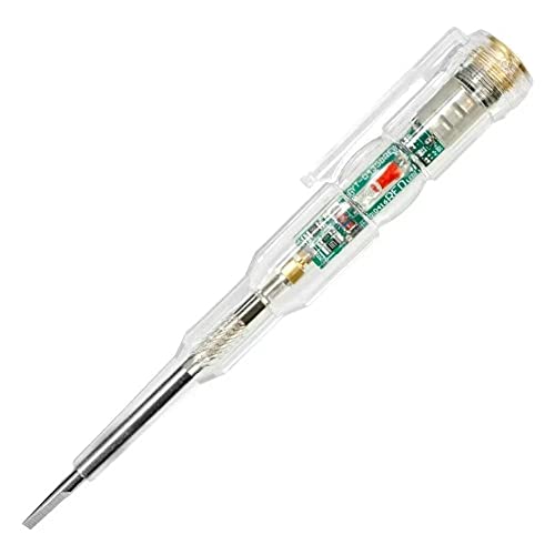 GANFANREN Bolígrafo probador de Voltaje Inteligente, Detector de Potencia Digital de inducción sin Contacto, lápiz, Destornillador eléctrico, Circuito de sonda (Color : A, Size : Single Light) Cover