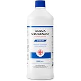 AIESI® Acqua Ossigenata F.U. disinfettante (1000 ml) con tappo di sicurezza per bambini, Made in Italy