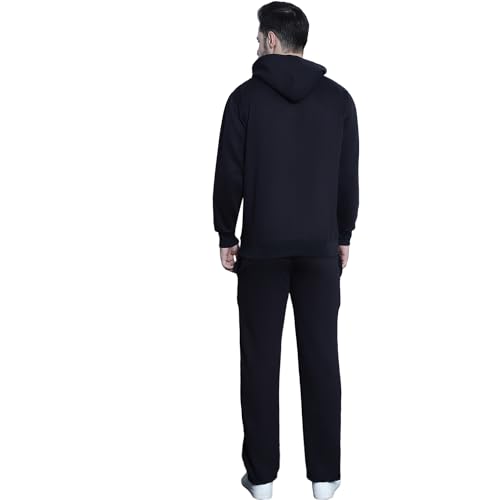 Image of Mack Jonney Printed Round Neck Cotton Fleece Track Suit for Men (Pack of 2)(Kangaroo Pockets)-MACK51565