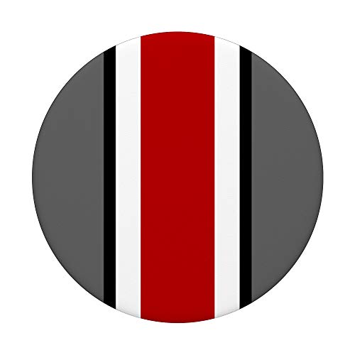 Ohio, Home State Pride, Red And Gray Striped Popsockets Popgrip: Swappable Grip For Phones & Tablets #TOP2