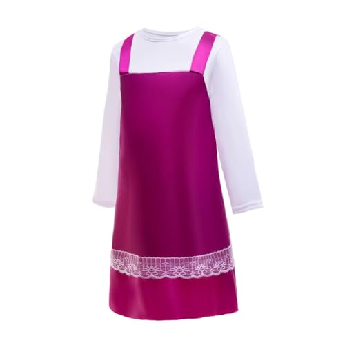 Disfraz completo niña Dressy Daisy talla 7-8 morado miniatura 3