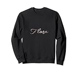Flora Fille prénom femme Rose Cadeau Mode Tenues Sweatshirt