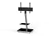 Sonorous PL 2710-BLK-SLV-W telewizor LED, podstawa z dodatkowym regałem/kółkami, czarny/srebrny